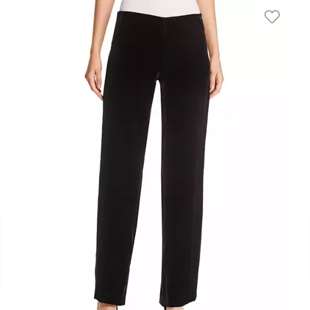 Elie Tahari Women's deep blue Velvet straight Pants Size 12